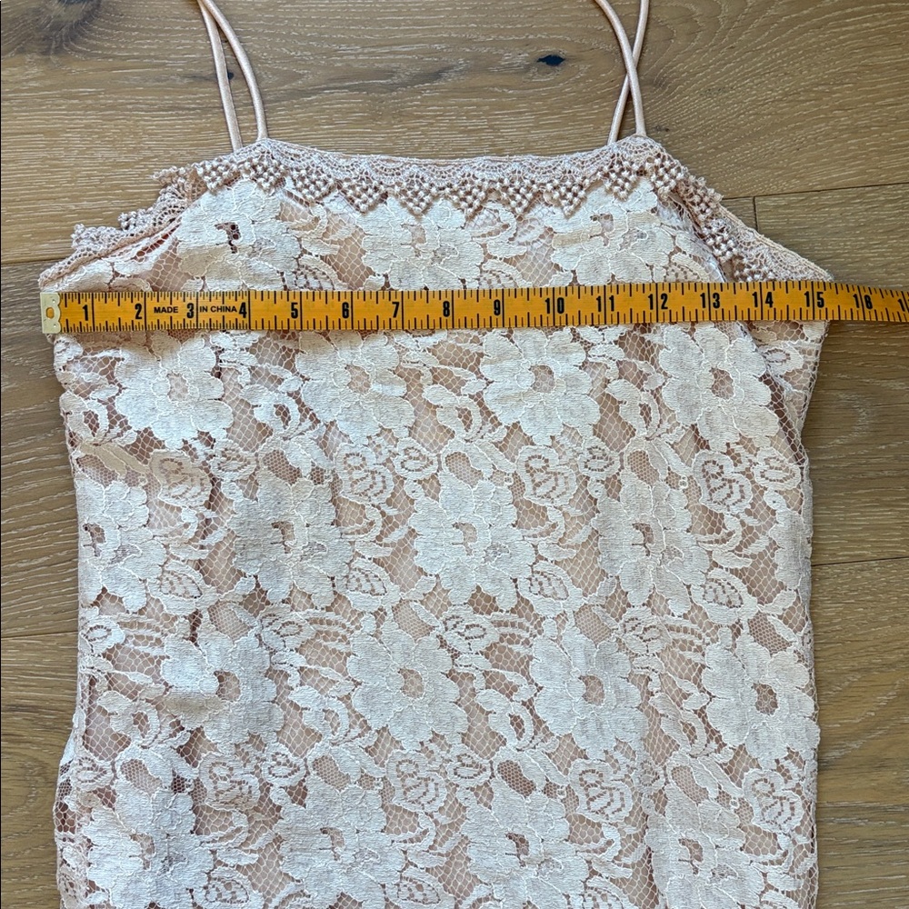 Vintage Patra Pink Satin Blazer and Lace Camisole 2 Piece Coord Set Made in USA - Picture 10 of 11